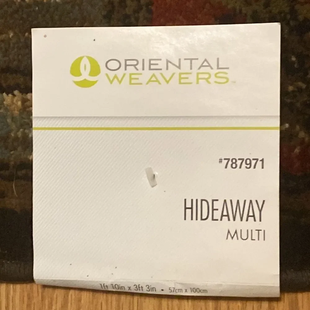 Oriental Weavers Rug Hideaway Multi - No Longer Available NEW